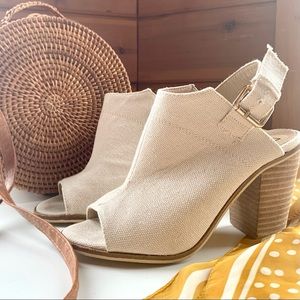 Ivory Slingback Sandal